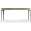 Jonathan Charles Cnoidal Cane Carved Metal Desk