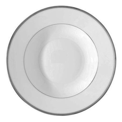 Raynaud Fontainebleau Platinum Filet Marli French Rim Soup Plate