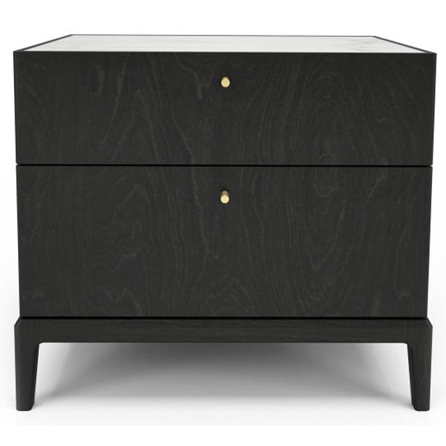 Huppe Hemrik 2 Drawer Large Nightstand