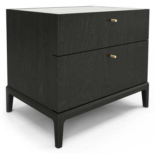 Huppe Hemrik 2 Drawer Large Nightstand