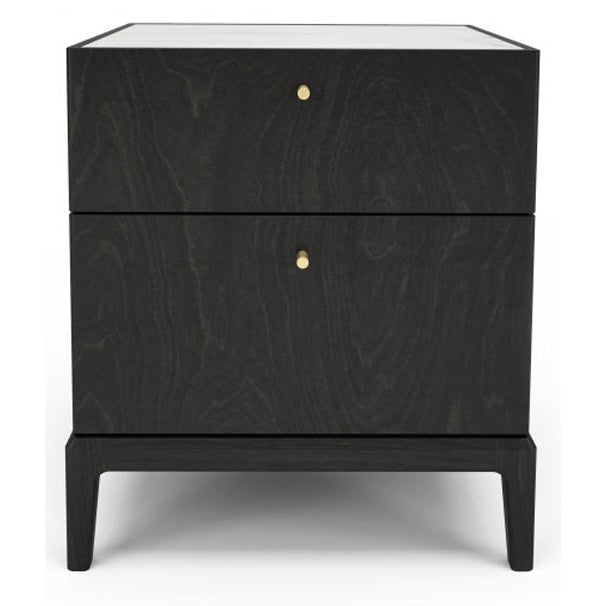 Huppe Hemrik 2 Drawer Small Nightstand