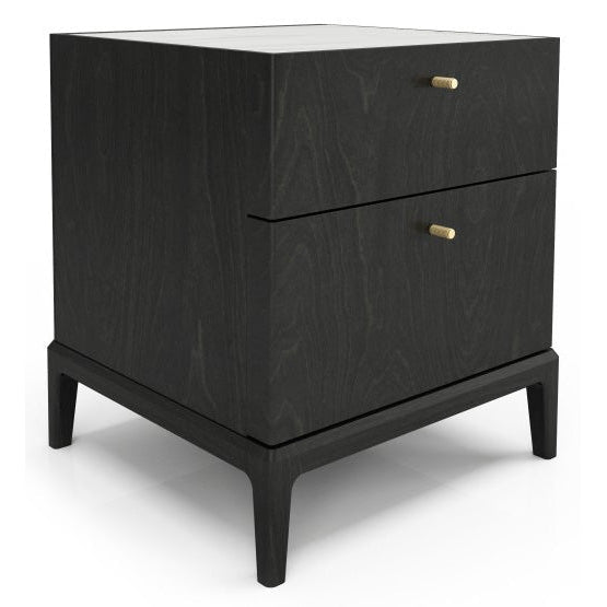 Huppe Hemrik 2 Drawer Small Nightstand
