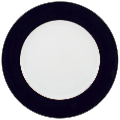 Raynaud Horizon Colbalt Blue Filet Platinum Buffet Plate Cobalt Blue With Platinum Line, Presentation Plate