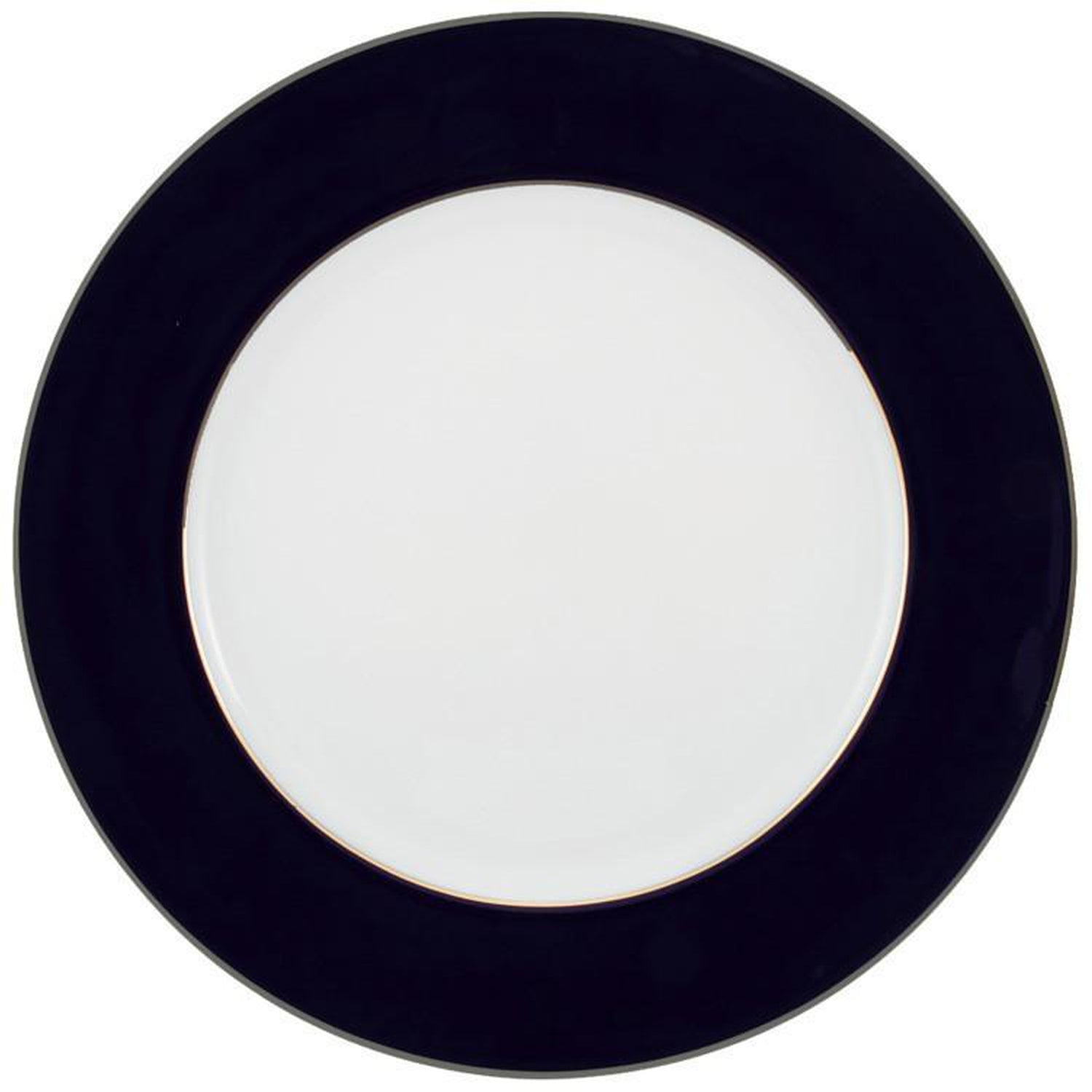 Raynaud Horizon Colbalt Blue Filet Platinum Buffet Plate Cobalt Blue With Platinum Line, Presentation Plate