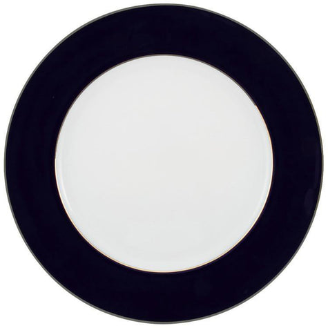Raynaud Horizon Colbalt Blue Filet Platinum Buffet Plate Cobalt Blue With Platinum Line, Presentation Plate