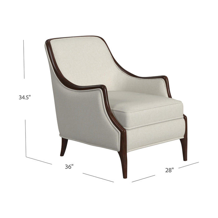 Hooker Upholstery Mabel Exposed Wood Chair