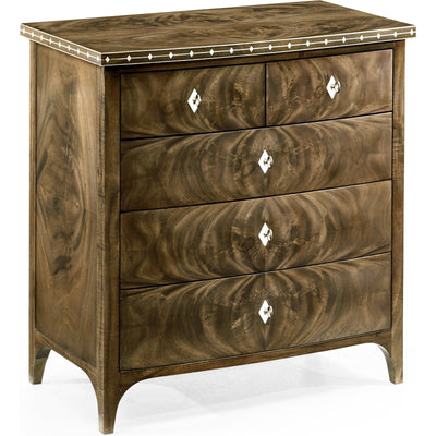 Jonathan Charles Buckingham Small Bleached Chest of Drawers with Bone Inlay