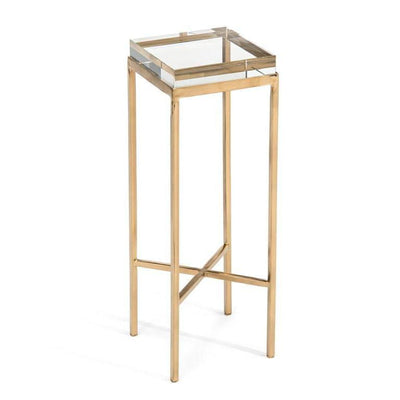 John Richard Glass Block Martini Table