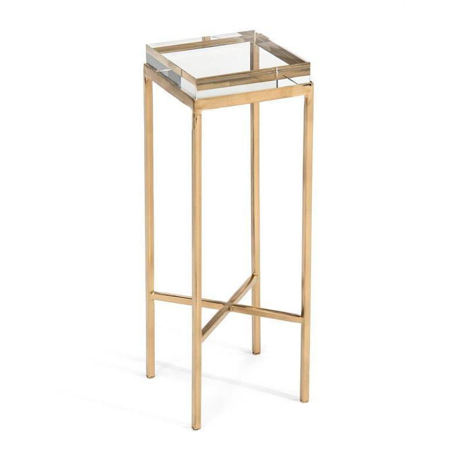 John Richard Glass Block Martini Table