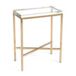 John Richard Glass Block Side Table