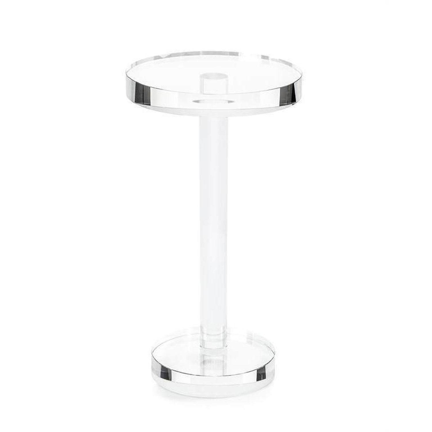John Richard Round Crystal Martini Table