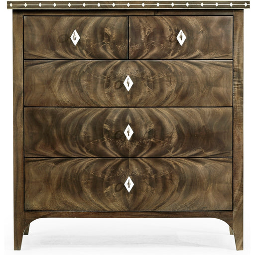 Jonathan Charles Buckingham Small Bleached Chest of Drawers with Bone Inlay