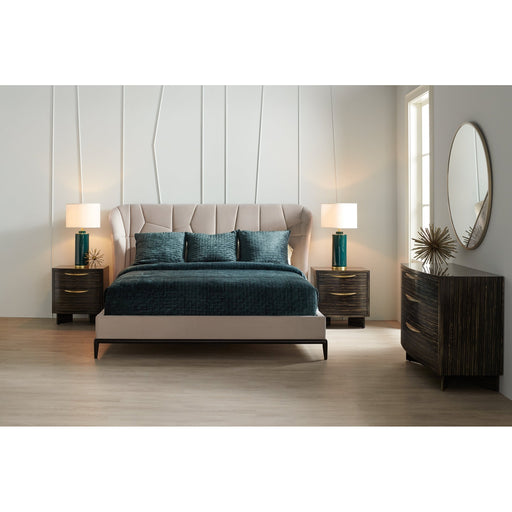 Caracole Modern Edge Vector Upholstered Bed - Cal King DSC