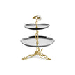 Michael Aram Anemone 2-Tier Etagere