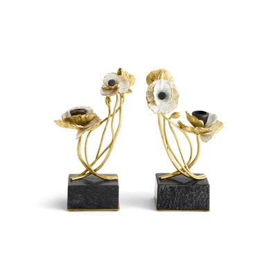 Michael Aram Anemone Candleholders Set of 2