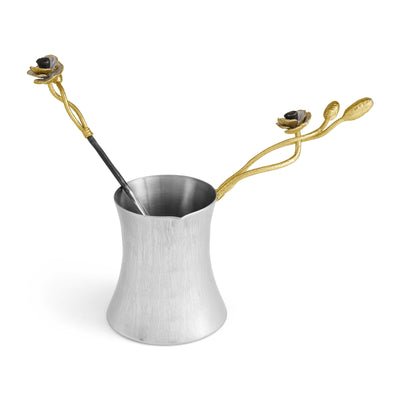 Michael Aram Anemone Coffee Pot with Spoon