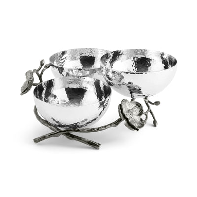 Michael Aram Black Orchid Triple Nut Dish