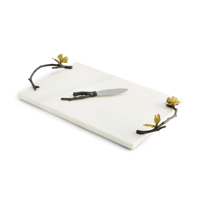 Michael Aram Butterfly Ginkgo Cheese Board with Knife