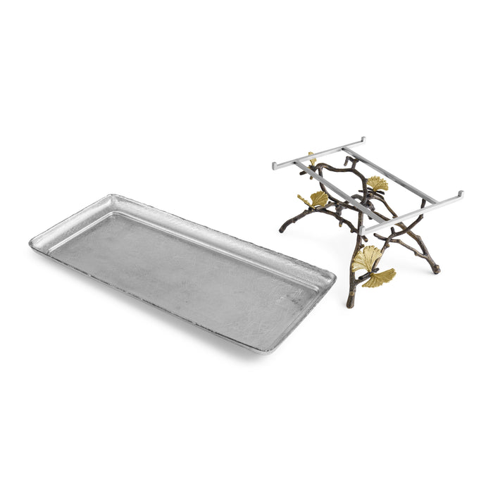 Michael Aram Butterfly Ginkgo Large Footed Centerpiece Tray