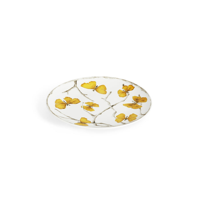 Michael Aram Butterfly Ginkgo Gold Tidbit Plate - Set of 4