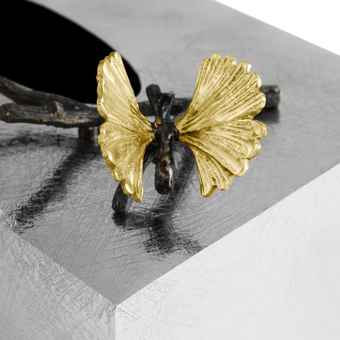 Michael Aram Butterfly Ginkgo Rectangle Tissue Box