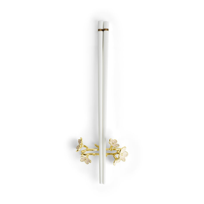 Michael Aram Cherry Blossom Chopsticks & Stands - Set of 4