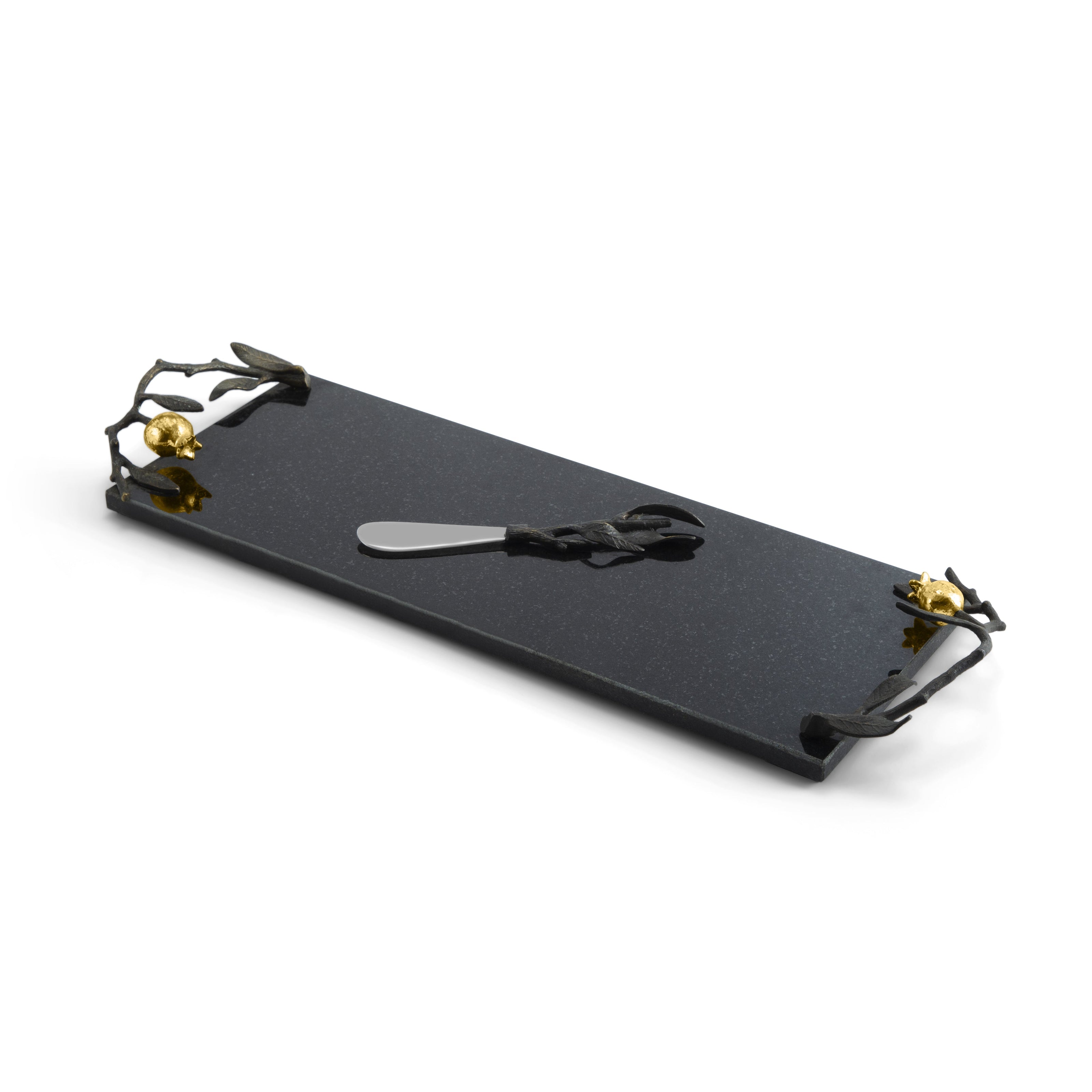 Michael Aram Pomegranate Small Cheese Board With Knife