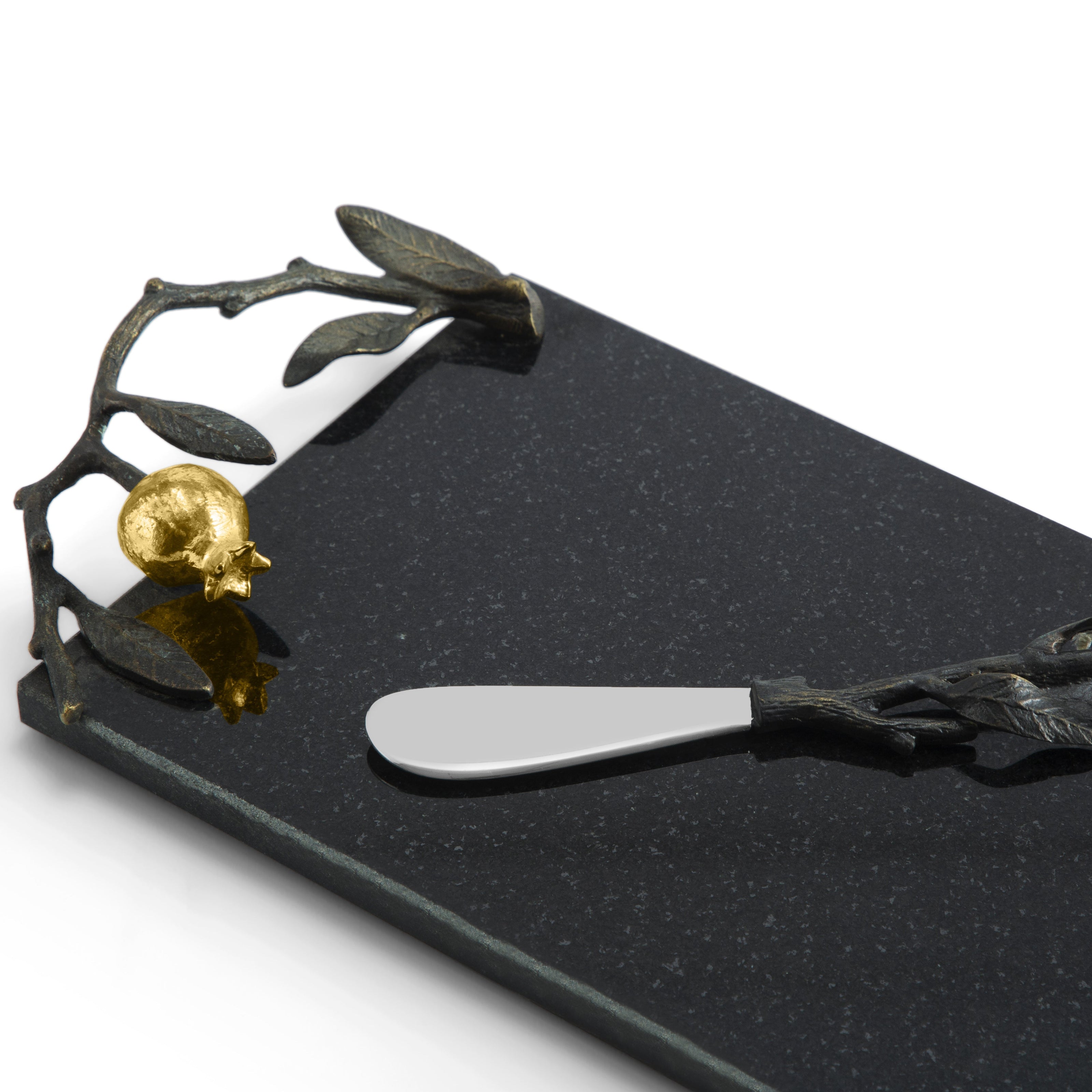 Michael Aram Pomegranate Small Cheese Board With Knife