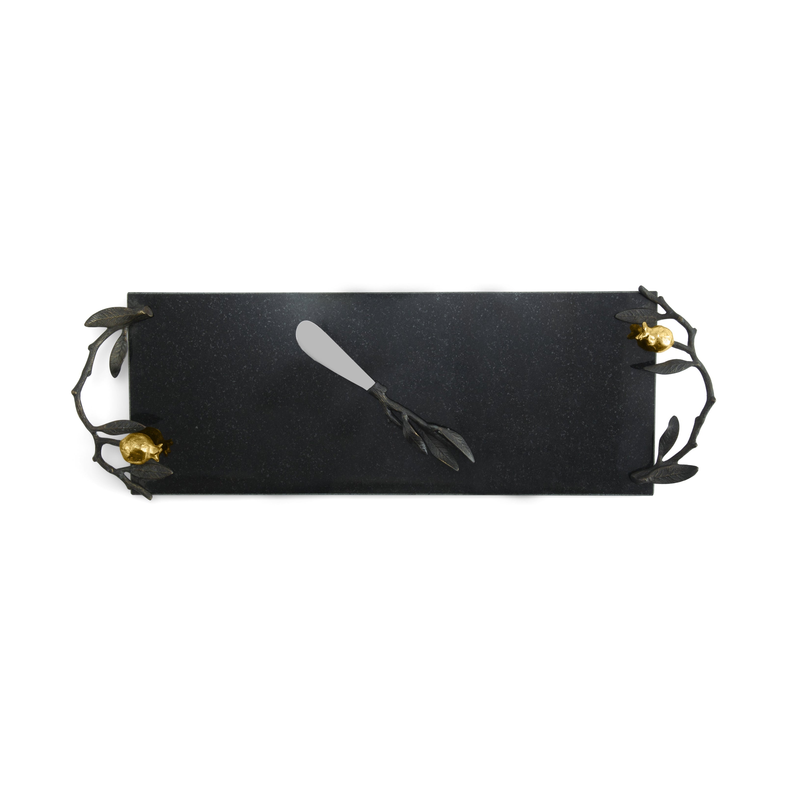 Michael Aram Pomegranate Small Cheese Board With Knife