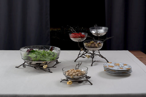 Michael Aram Pomegranate Triple Bowl Set With Spoons