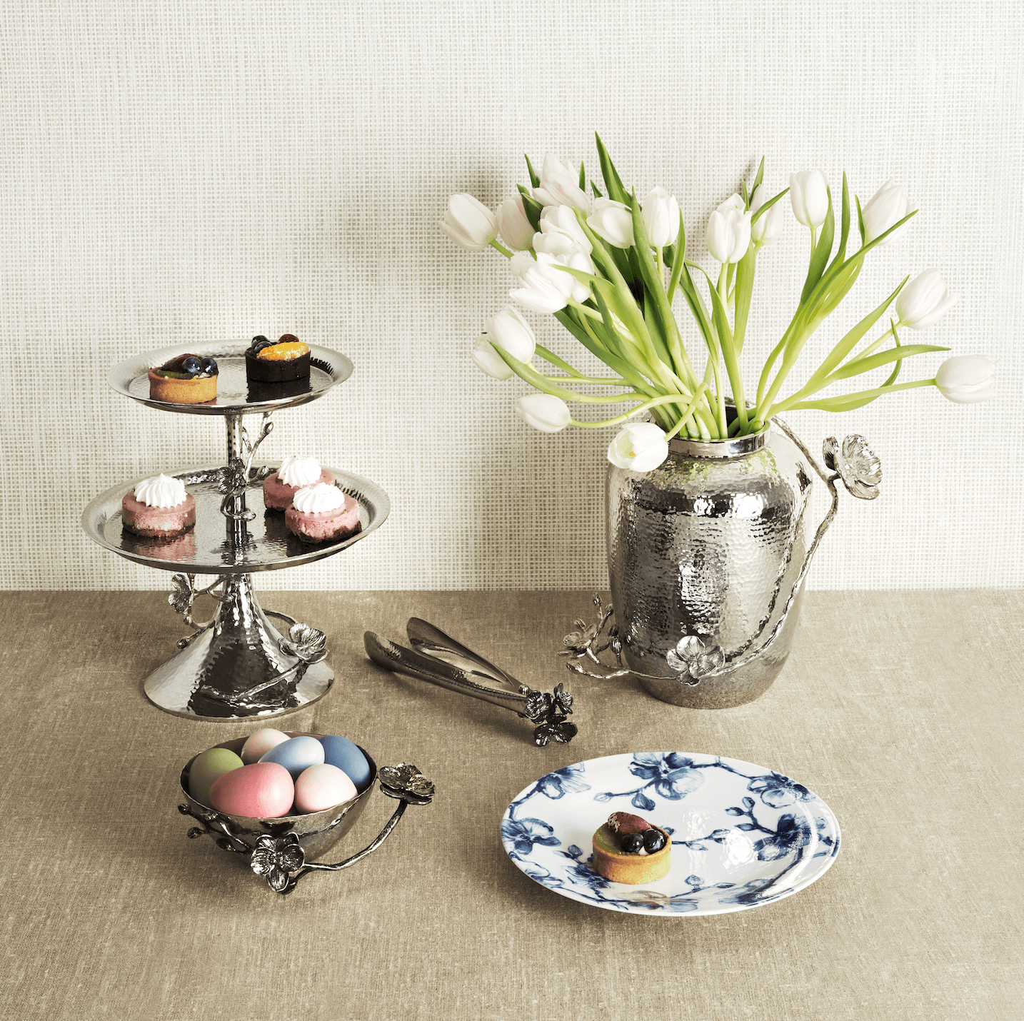 Michael Aram White Orchid 2-Tier Etagere