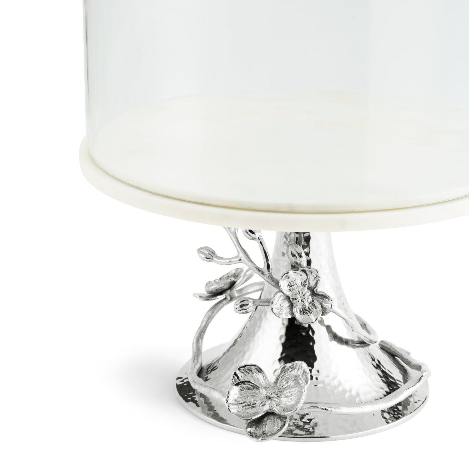 Michael Aram White Orchid Cake Stand with Dome