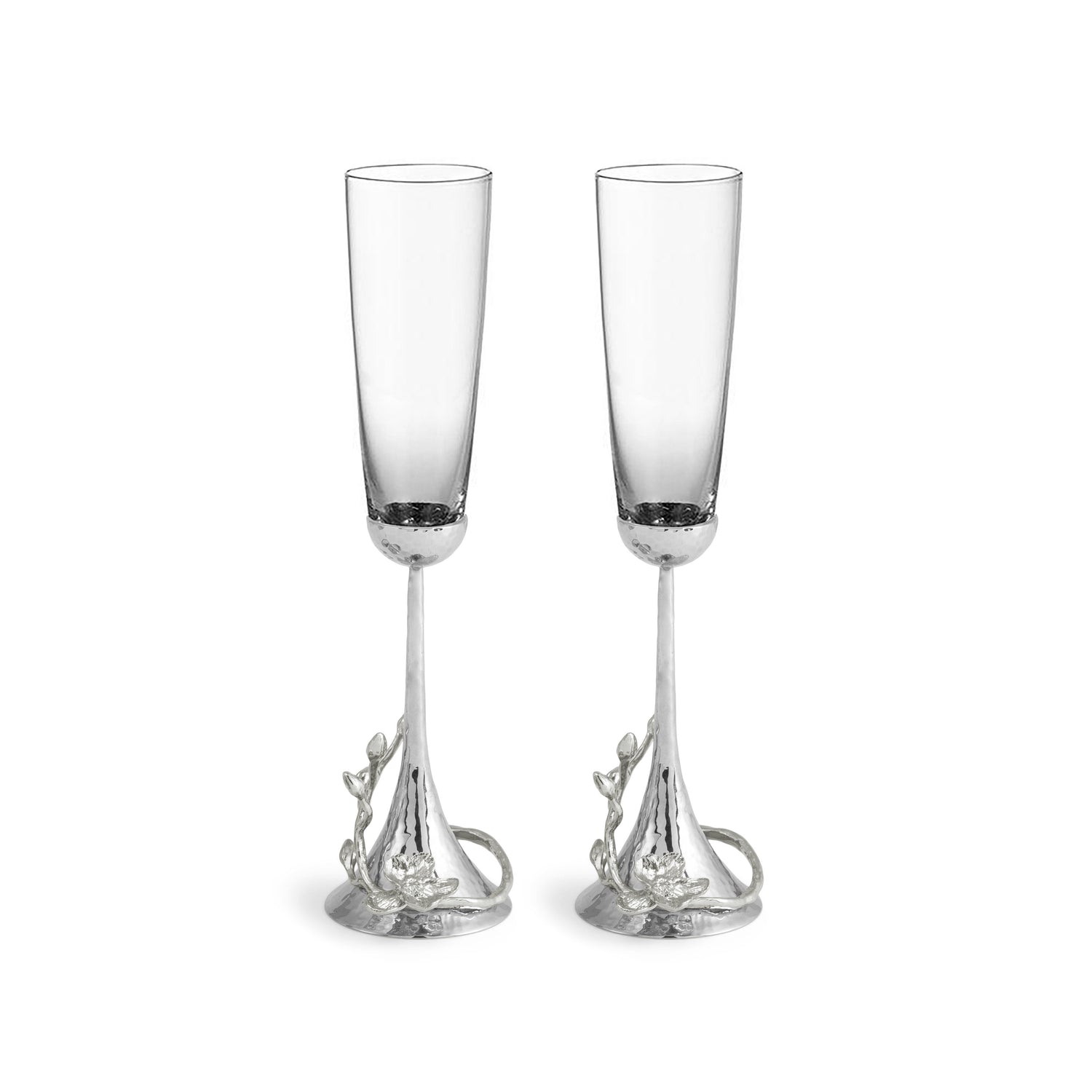 Michael Aram White Orchid Toasting Flute Set of 2