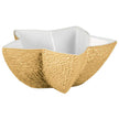 Raynaud Mineral Irise Yellow Gold Star Sugar Bowl