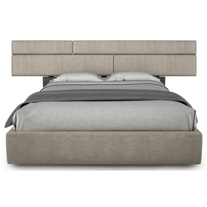 Huppe Plank Upholstered Bed with Long Headboard