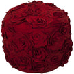 Surya Felted Floral Pouf