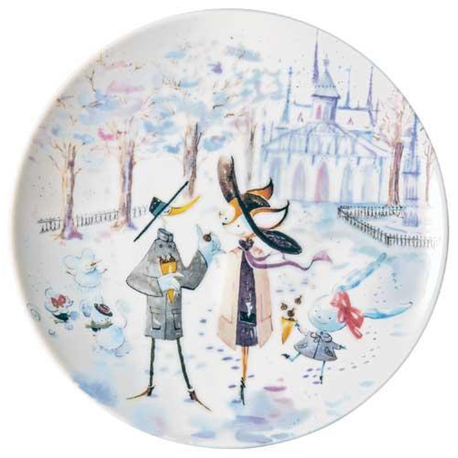 Raynaud Les Petits Parisiens Notre Dame Coupe Plate Flat
