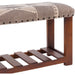 Surya Asmara Wood Upholstered Bench