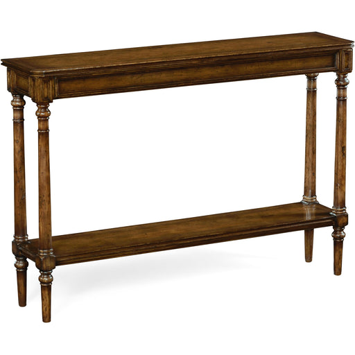 Jonathan Charles Curated Country Living Style Narrow Walnut Console