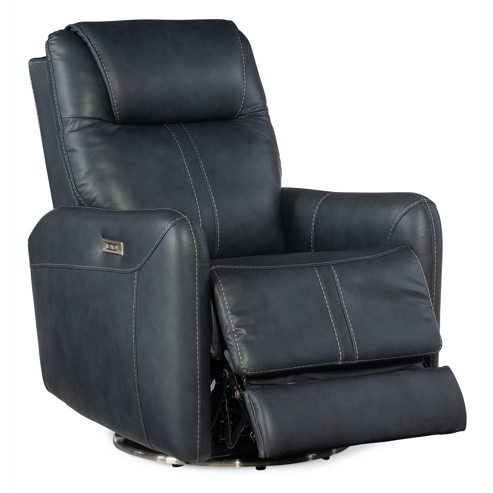Hooker Furniture Steffen Swivel Power Recliner with Power Headrest