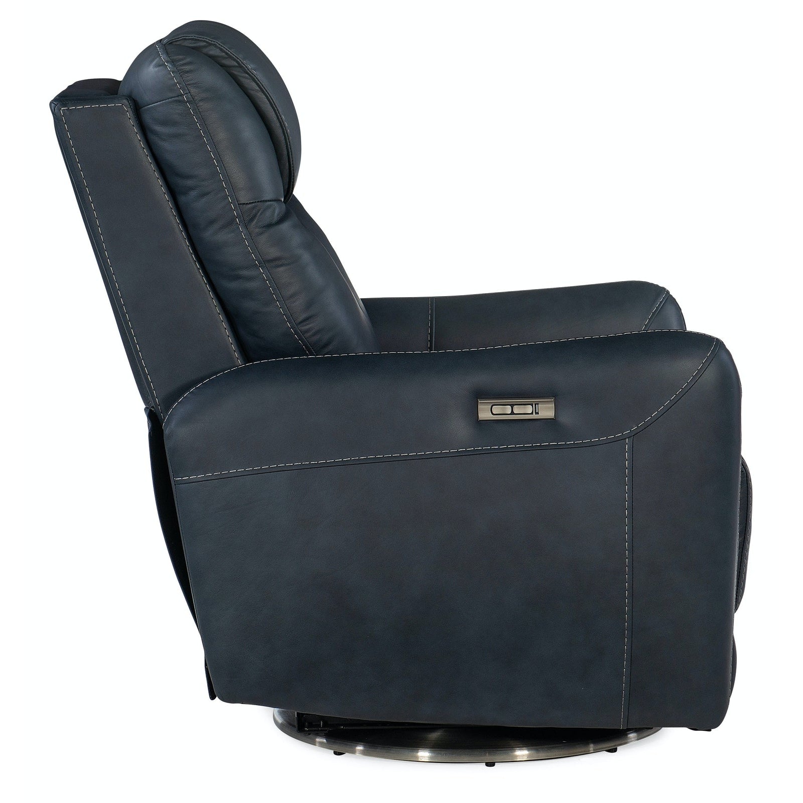 Hooker Furniture Steffen Swivel Power Recliner with Power Headrest