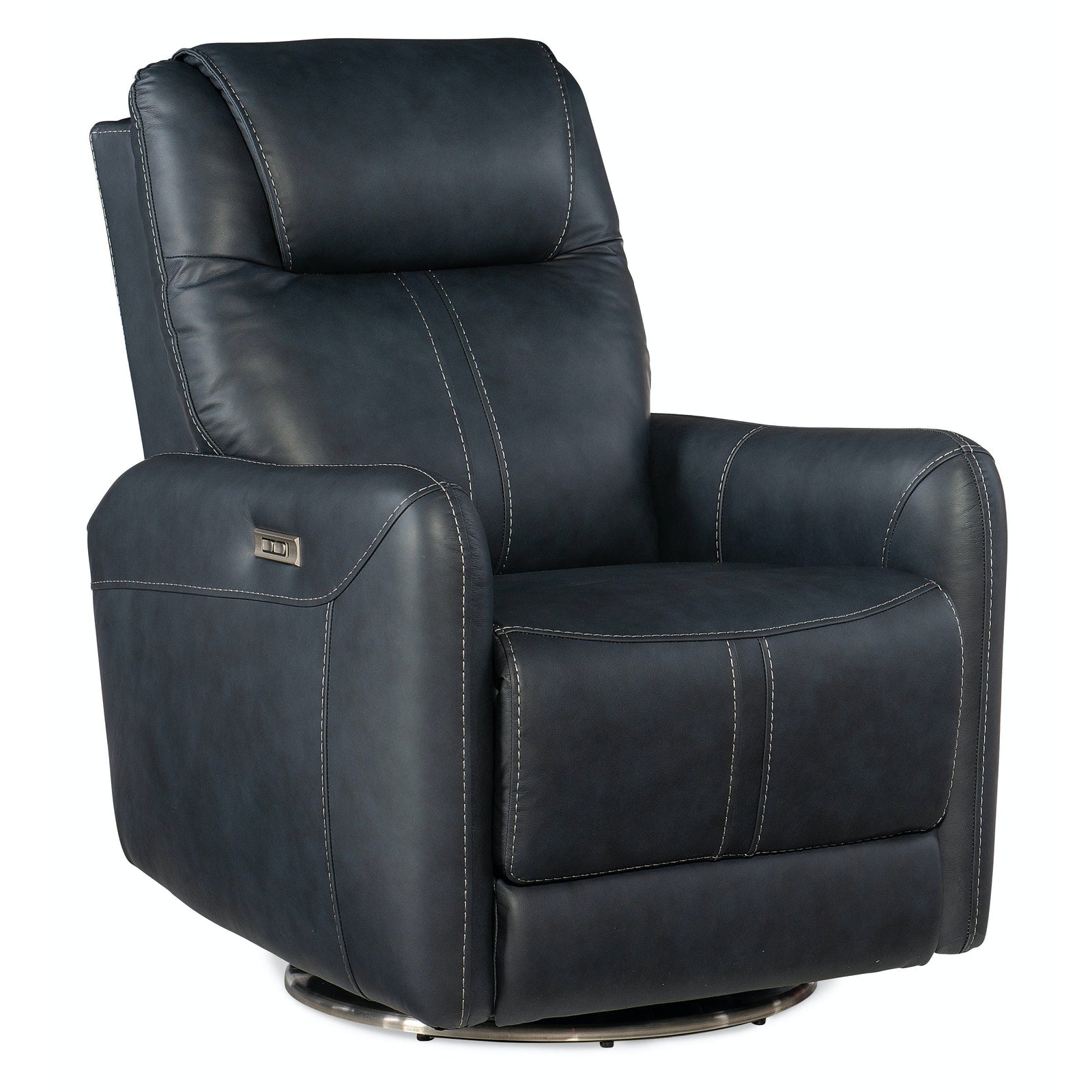 Hooker Furniture Steffen Swivel Power Recliner with Power Headrest