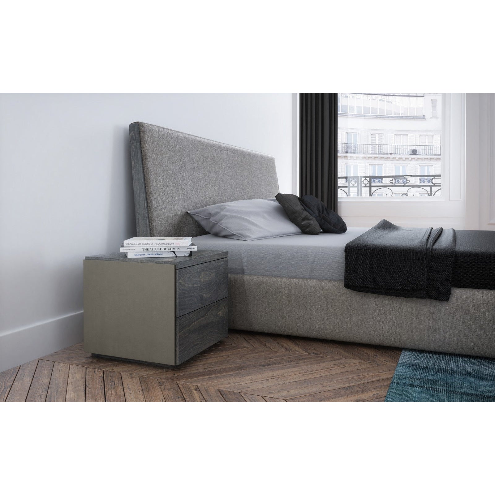 Huppe Sereno Large 2 Drawer Nightstand