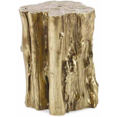 Century Furniture Grand Tour Yew Small Brass Side Table