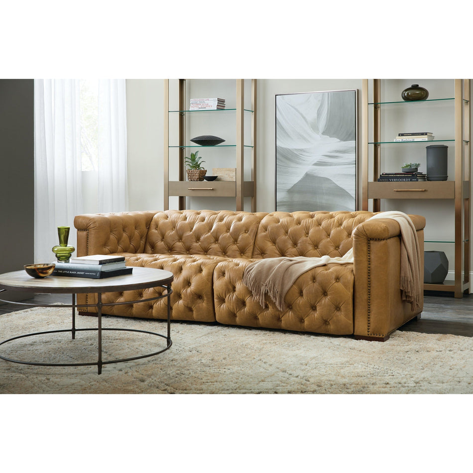 Hooker Furniture Savion 1.5 LAF/RAF 2 over 2 Sofa w/ PWR Rec PWR HR