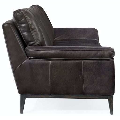 Hooker Furniture Kandor Leather Stationary Sofa