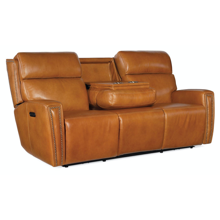 Hooker Furniture Ruthe ZeroG Power Sofa w/PH & Hidden Console