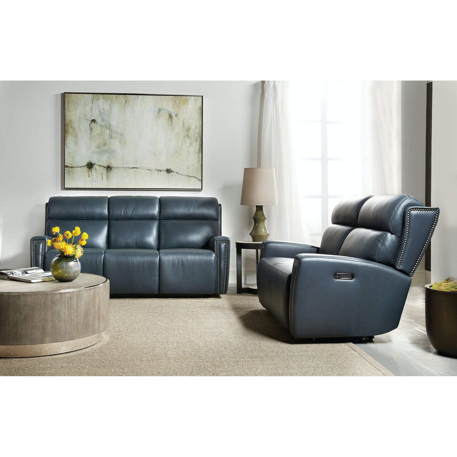 Hooker Furniture Ruthe ZeroG Power Sofa w/PH & Hidden Console