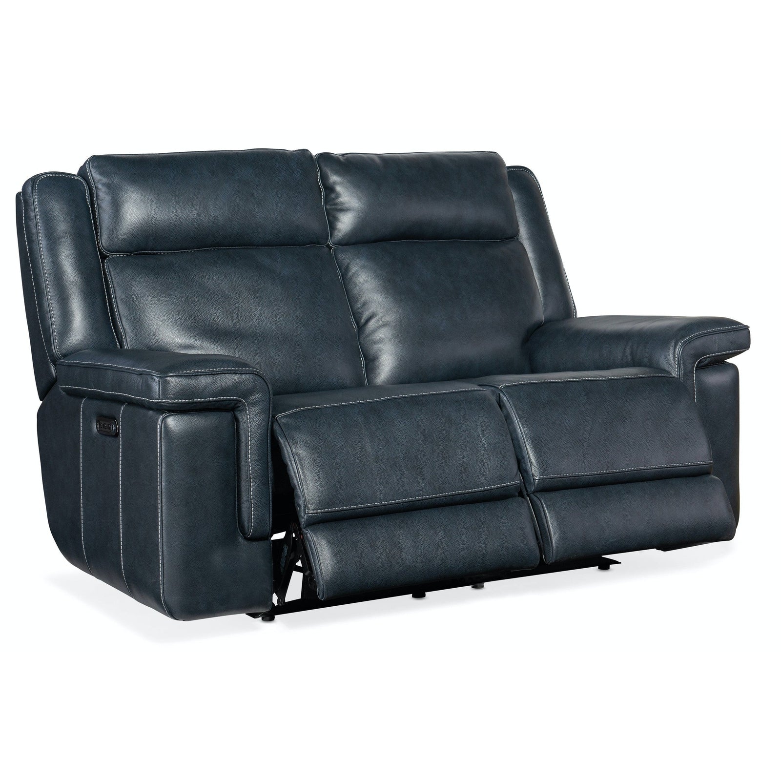 Hooker Furniture Montel Lay Flat Power Loveseat with Power Headrest & Lumbar