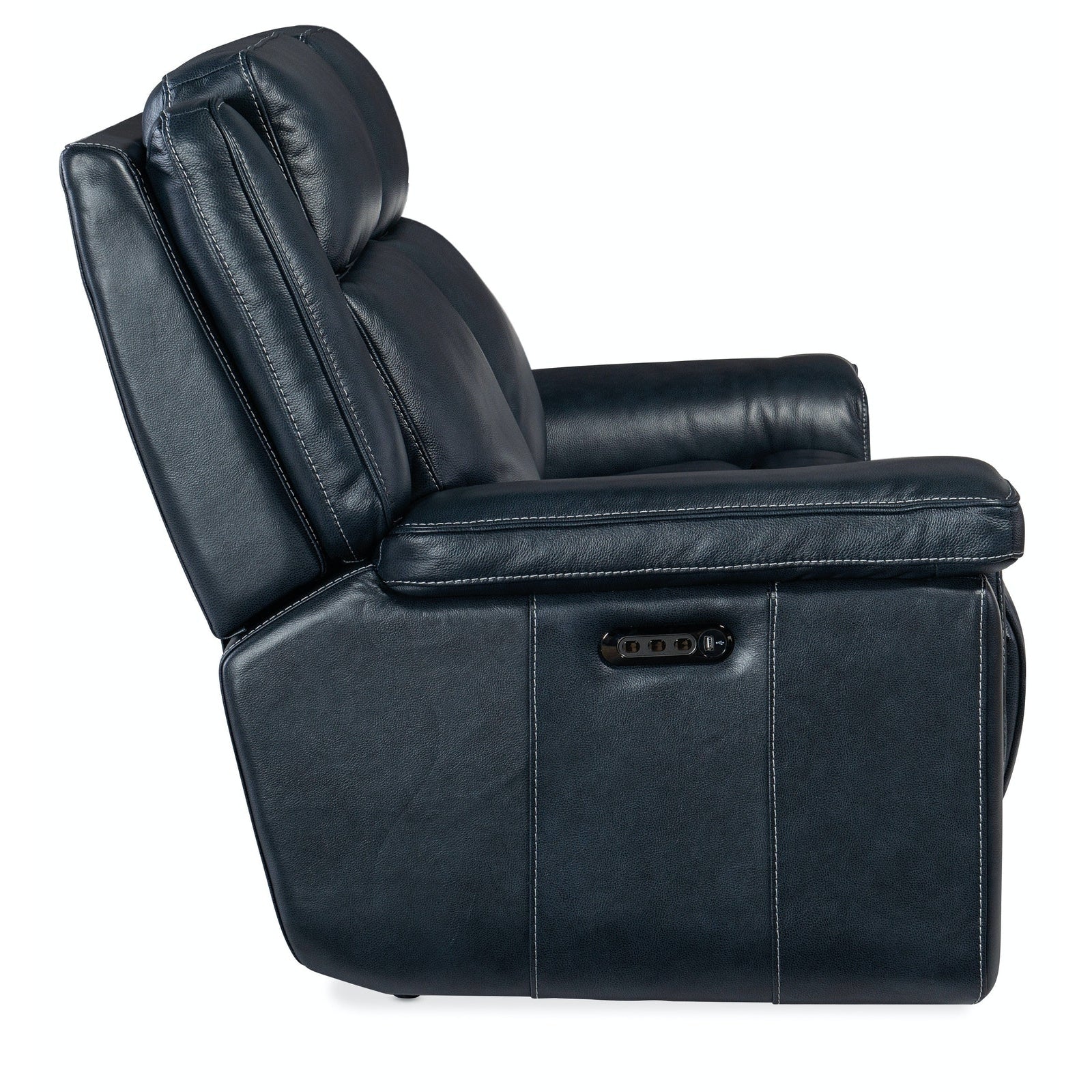 Hooker Furniture Montel Lay Flat Power Loveseat with Power Headrest & Lumbar